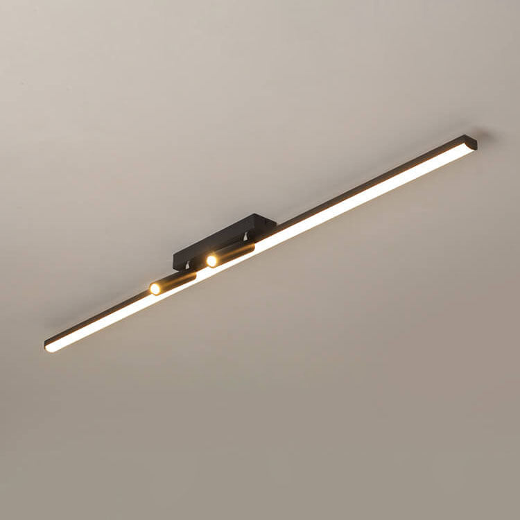 Linear Flush Mount Ceiling Light Acrylic LED Fixture for Kitchen