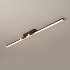 Linear Flush Mount Ceiling Light Acrylic LED Fixture for Kitchen
