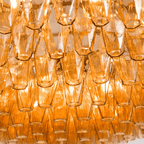 Amber Sorrento Chandelier — Grand Amber Glass Statement Light for High Ceilings