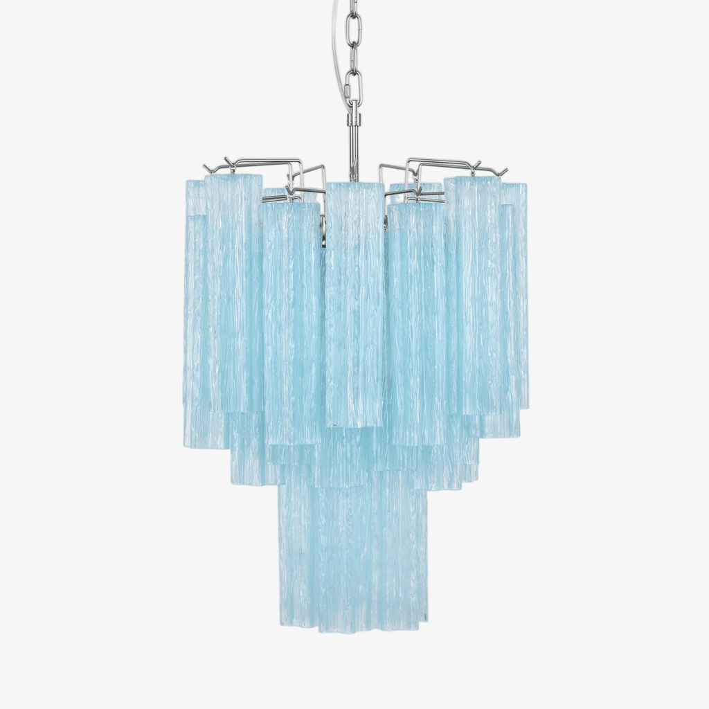 Azzura Glass Chandelier — Modern Blown-Glass Ceiling Light for Dining Room
