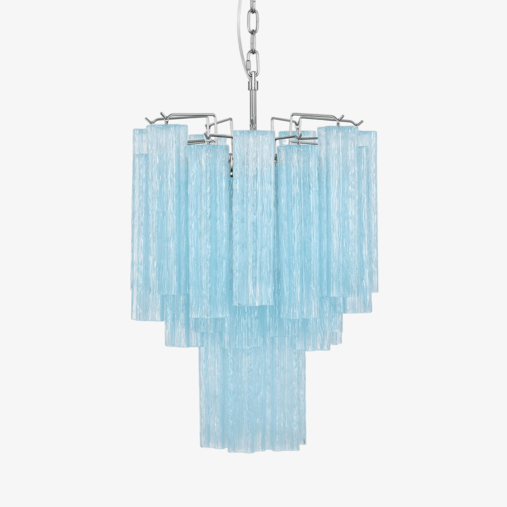 Azzura Glass Chandelier — Modern Blown-Glass Ceiling Light for Dining Room