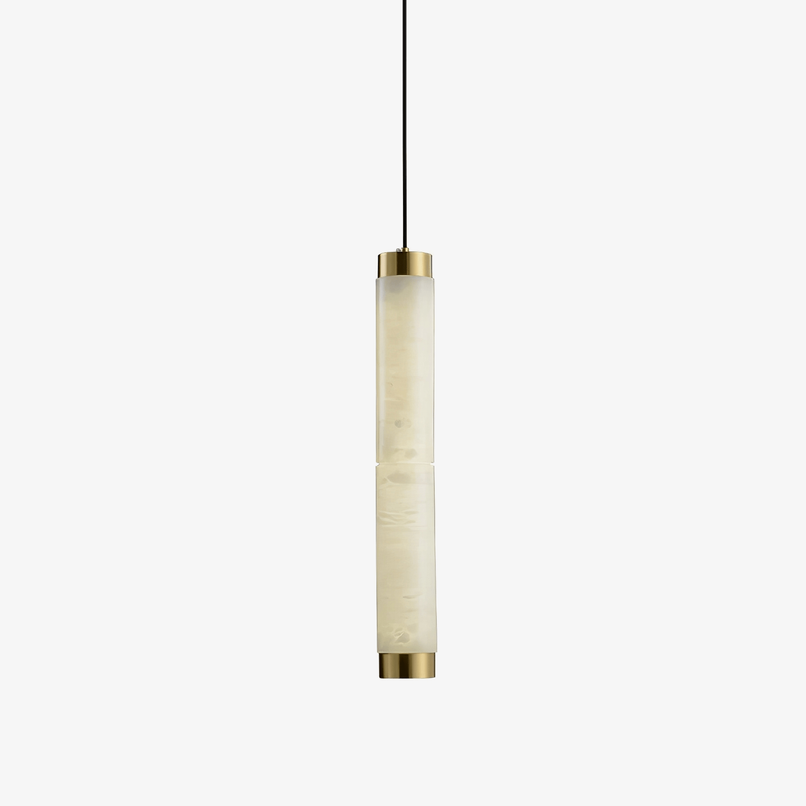 Aria Alabaster Pendant Lamp — Cylinder Spanish Alabaster Hanging Light