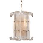 Brasher Small Chandelier — Compact Glass Bubble Ceiling Light for Bedroom