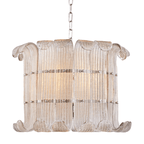 Brasher Chandelier — Champagne Glass Statement Ceiling Light for Dining Room