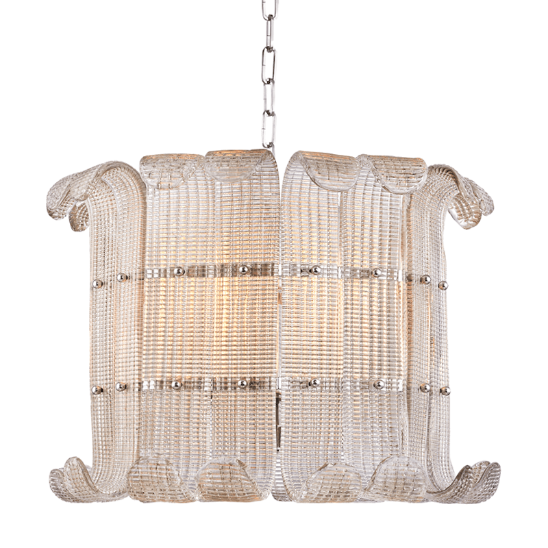 Brasher Chandelier — Champagne Glass Statement Ceiling Light for Dining Room
