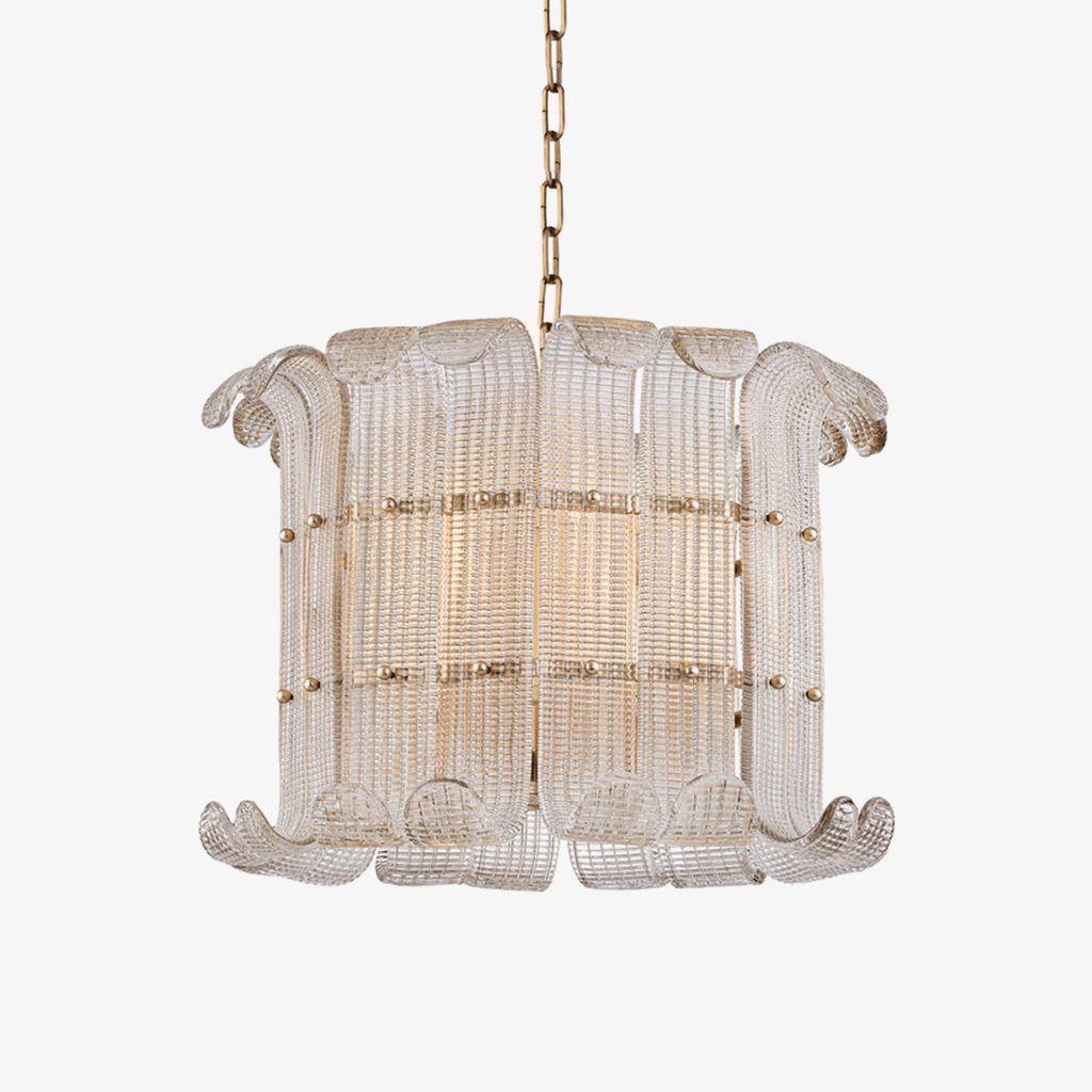 Brasher Chandelier — Champagne Glass Statement Ceiling Light for Dining Room