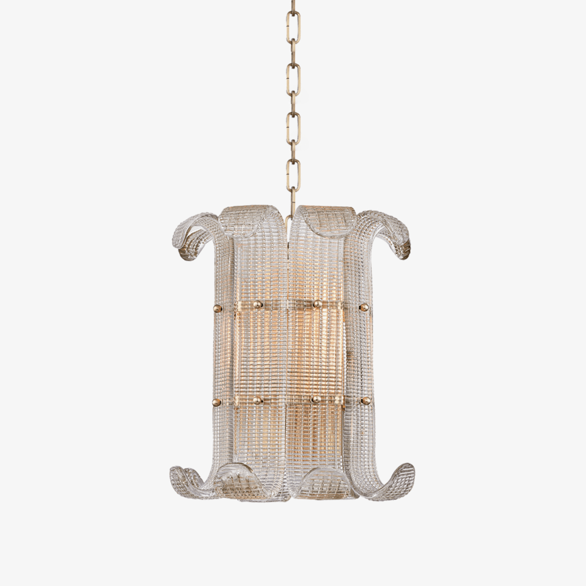 Brasher Small Chandelier — Compact Glass Bubble Ceiling Light for Bedroom