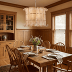 Brasher Chandelier — Champagne Glass Statement Ceiling Light for Dining Room