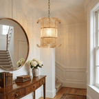 Brasher Small Chandelier — Compact Glass Bubble Ceiling Light for Bedroom