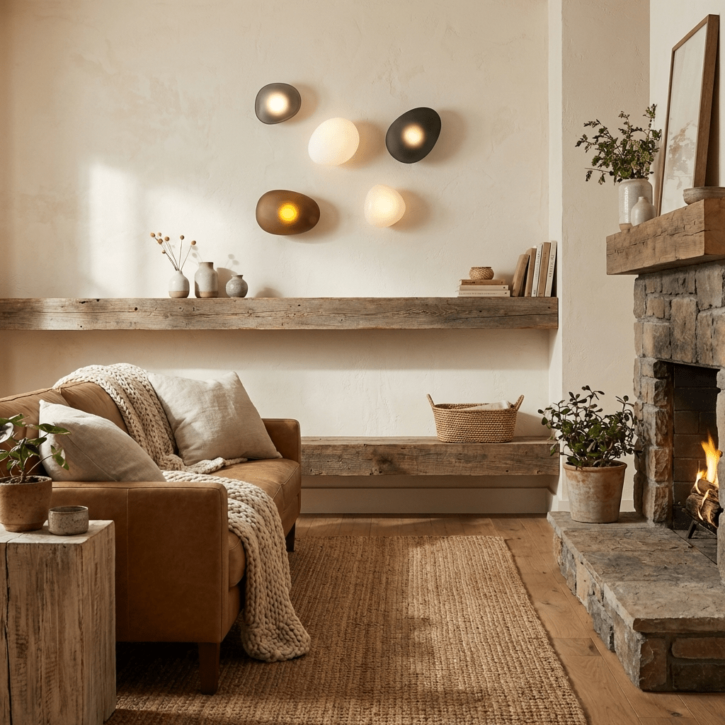 Bubble Glass Wall Lamp — Hand-Blown Glass Wall Sconce for Bedroom & Hallway