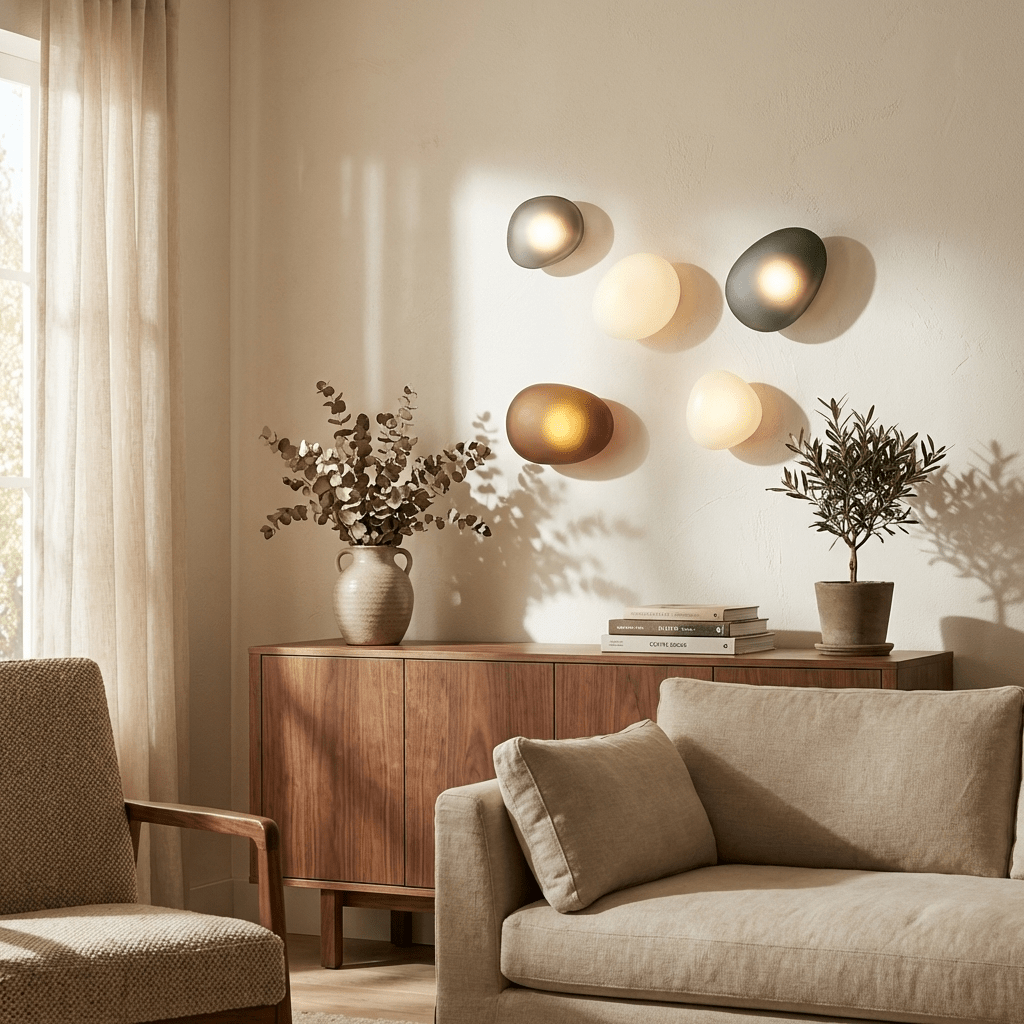 Bubble Glass Wall Lamp — Hand-Blown Glass Wall Sconce for Bedroom & Hallway