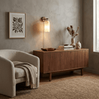 Pillar Alabaster Plug-in Wall Sconce — Plug-In Stone Wall Light for Bedroom