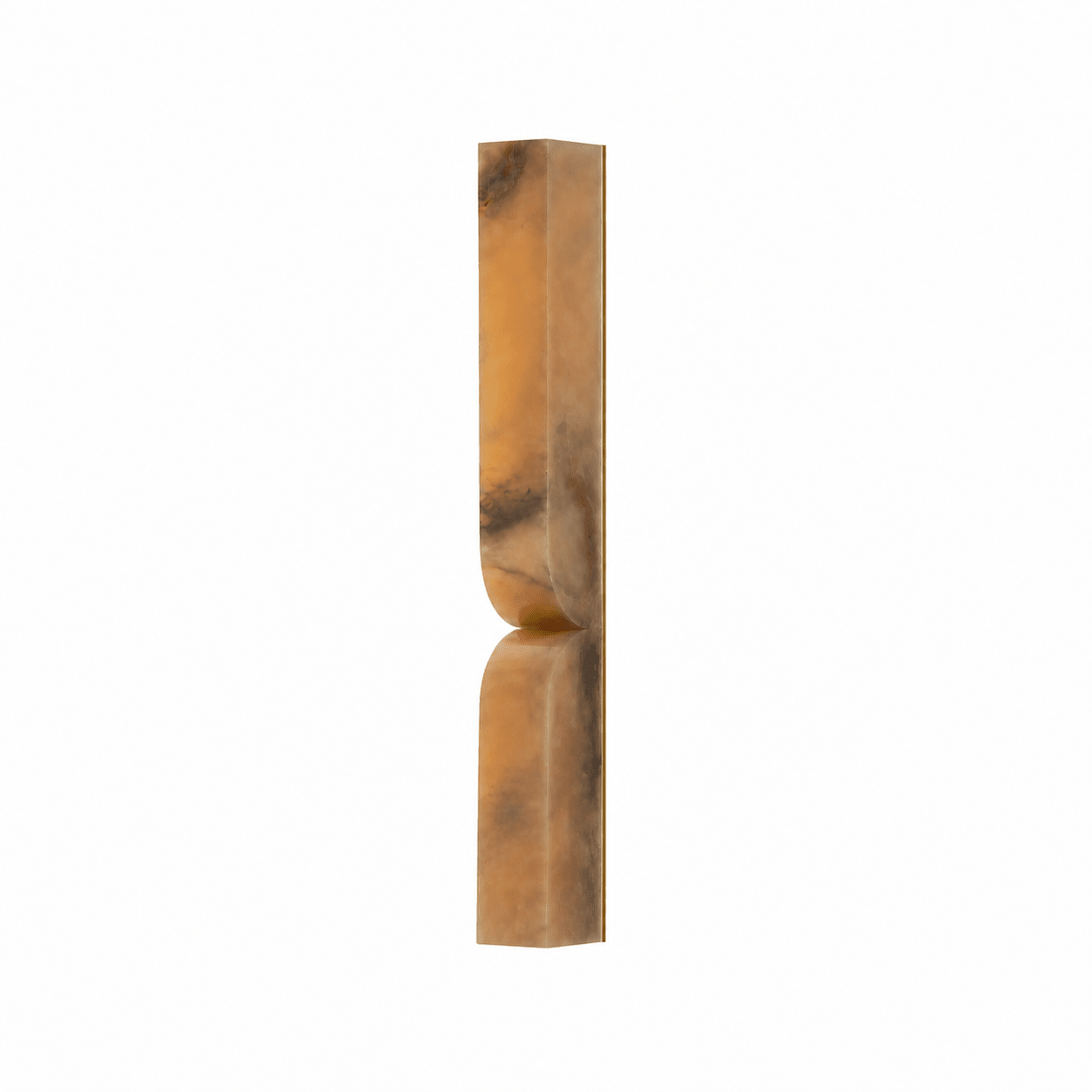 Alabaster Essence Wall Sconce — Carved Stone Wall Light for Bedroom & Hallway