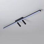Linear Flush Mount Ceiling Light Acrylic LED Fixture for Kitchen