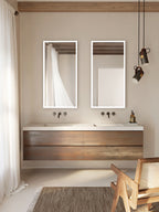 Linea Rectangle LED Bathroom Vanity Mirror for bathroom vanity | Halvern