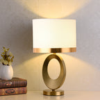 Modern Fabric Ring Base Table Lamp
