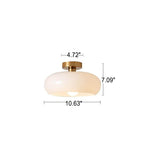 Retro Glass Flush Mount Ceiling Light and Pendant