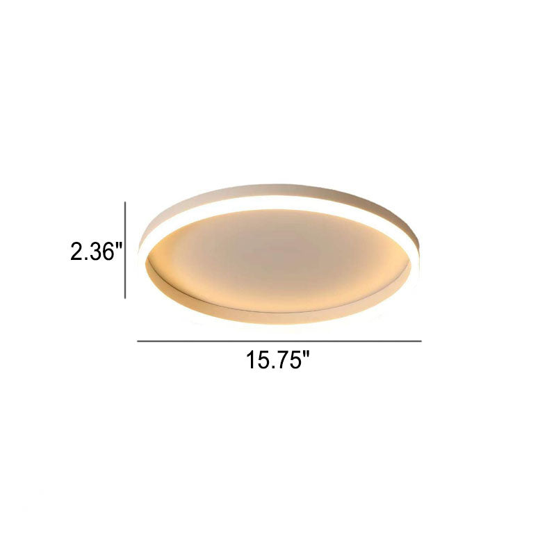 Circle Ring LED Flush Mount Ceiling Light for Living Room