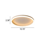Circle Ring LED Flush Mount Ceiling Light for Living Room