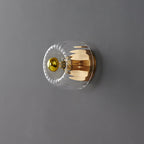 Glass Sun Flush Mount Ceiling Light and Wall Sconce