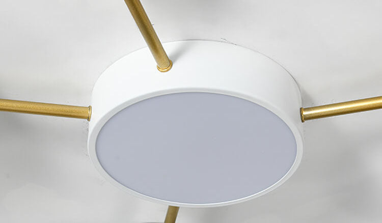 Scandinavian Wood LED Flush Mount Ceiling Light