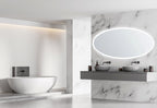 Aurora Oval LED Bathroom Vanity Mirror for bathroom vanity | Halvern