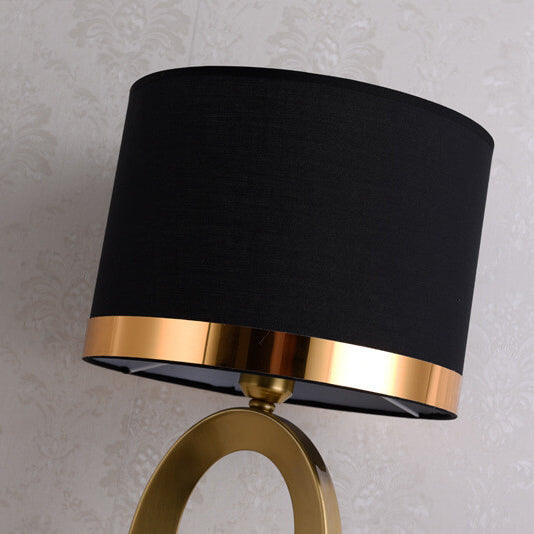 Modern Fabric Ring Base Table Lamp