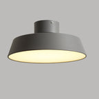 Flush Mount Ceiling Light Round Iron Acrylic Fixture for Bedroom