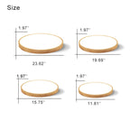 Ultra-Thin Wood LED Flush Mount Ceiling Light
