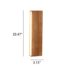 Solid Wood Strip LED Wall Sconce for Bedroom and Hallway