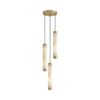 Aria Alabaster Pendant Lamp — Cylinder Spanish Alabaster Hanging Light