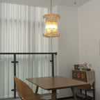 Brasher Small Chandelier — Compact Glass Bubble Ceiling Light for Bedroom