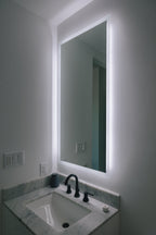 Linea Rectangle LED Bathroom Vanity Mirror for bathroom vanity | Halvern