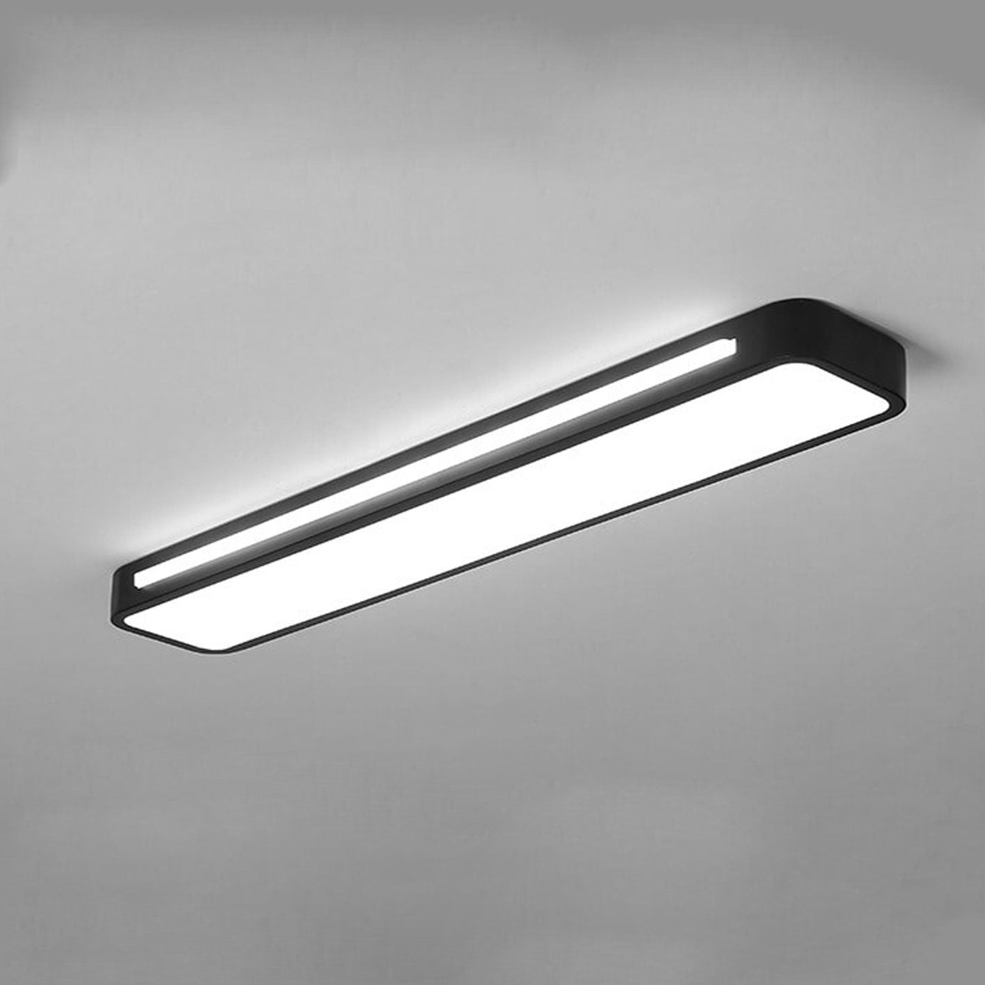 Linear LED Flush Mount Ceiling Light for Kitchen and Hallway