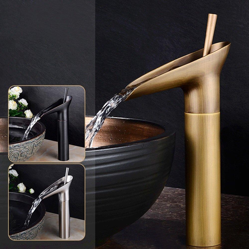Waterfall Bathroom Faucet — Premium Vanity Sink Faucet