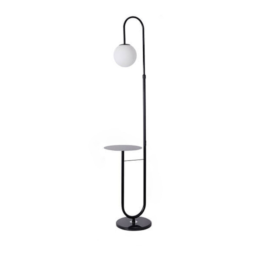 Marble Side Table Floor Lamp