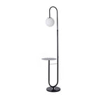 Marble Side Table Floor Lamp