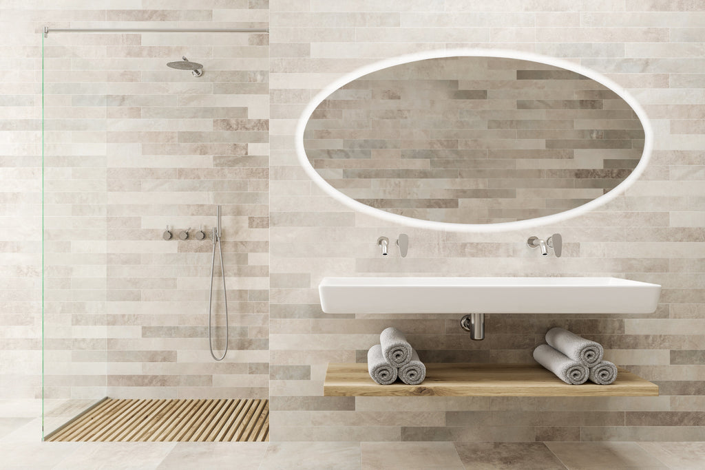 Aurora Oval LED Bathroom Vanity Mirror for bathroom vanity | Halvern