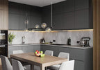 Air 73 Glass Sphere Pendant — Linear Glass Hanging Light for Kitchen Island