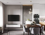 Air 73 Glass Sphere Pendant — Linear Glass Hanging Light for Kitchen Island