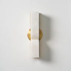 Alabaster Essence Wall Sconce — Carved Stone Wall Light for Bedroom & Hallway