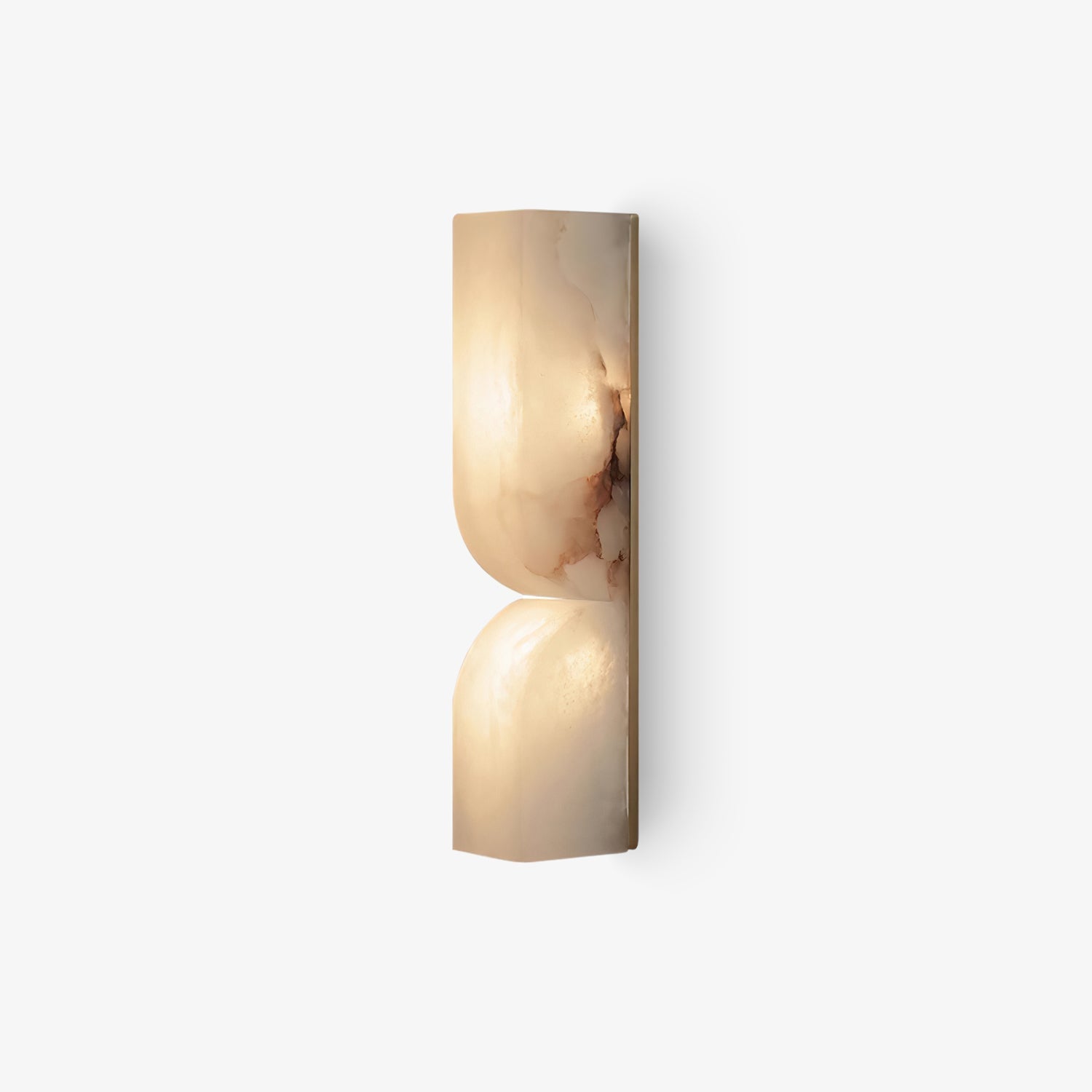 Alabaster Essence Wall Sconce — Carved Stone Wall Light for Bedroom & Hallway