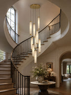 Aria Alabaster Pendant Lamp — Cylinder Spanish Alabaster Hanging Light