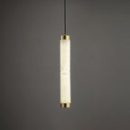 Aria Alabaster Pendant Lamp — Cylinder Spanish Alabaster Hanging Light
