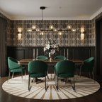 Aurelia Globe Chandelier — Glass Globe Cluster Ceiling Light for Dining Room