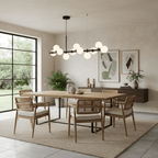 Aurelia Globe Chandelier — Glass Globe Cluster Ceiling Light for Dining Room