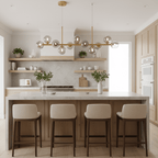 Aurelia Globe Chandelier — Glass Globe Cluster Ceiling Light for Dining Room