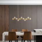 Aurelia Globe Chandelier — Glass Globe Cluster Ceiling Light for Dining Room