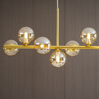 Aurelia Globe Chandelier — Glass Globe Cluster Ceiling Light for Dining Room