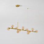 Aurelia Globe Chandelier — Glass Globe Cluster Ceiling Light for Dining Room
